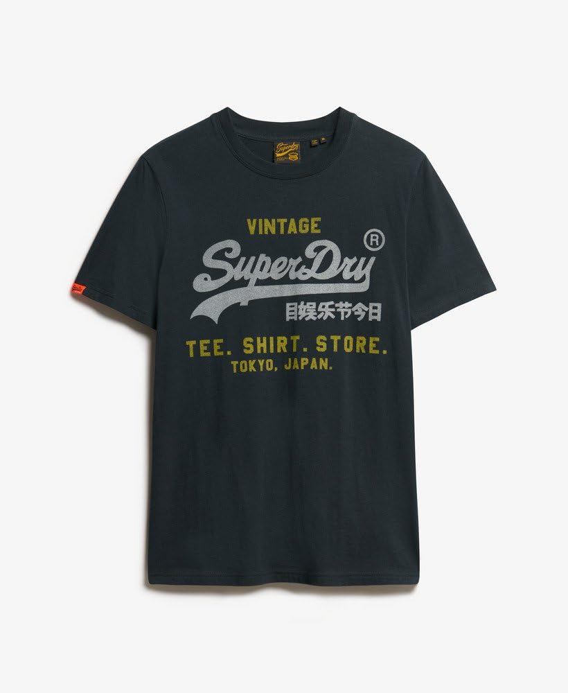 Superdry Męska koszulka z logo Heritage w stylu vintage