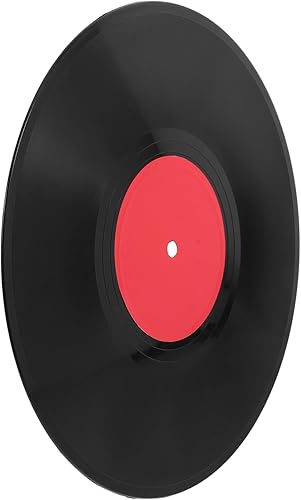 OUNONA Disco de vinilo para decoración de pared, diseño retro para el hogar, cafetería, bar, decoración de fiesta de música, diseño elegante y