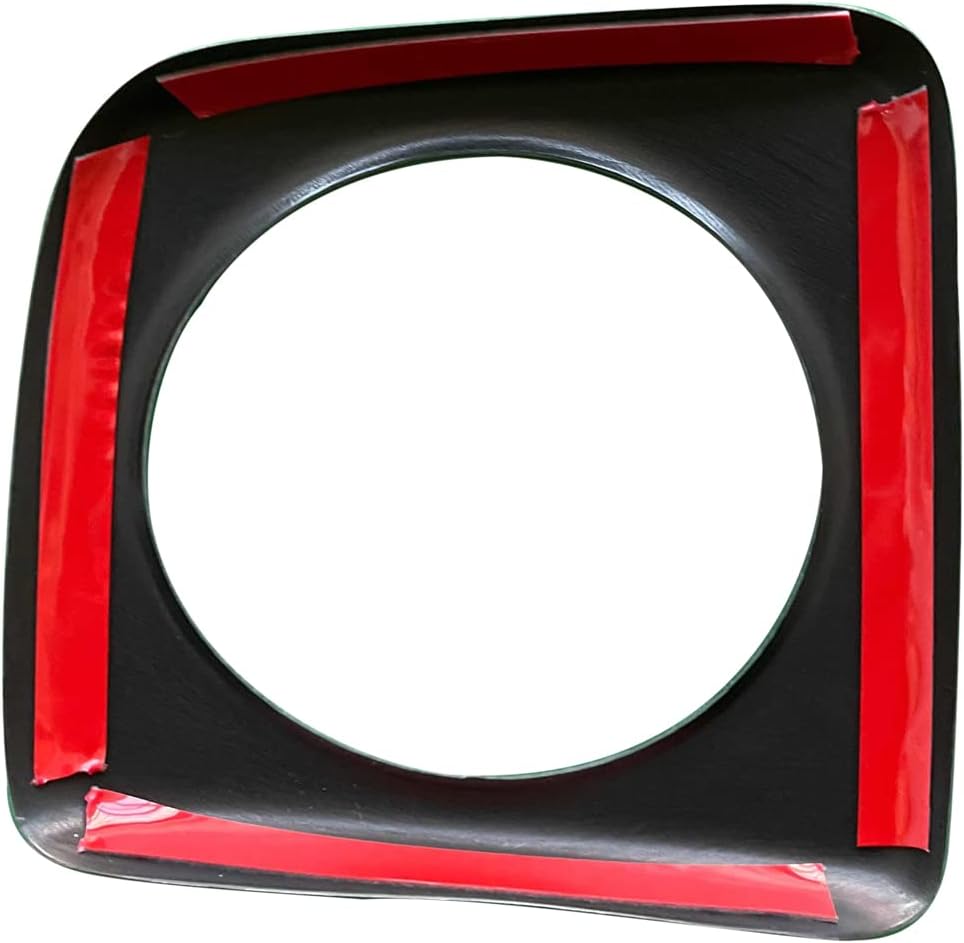 beler Carbon Fiber Style Interior Console Gear Shift Panel Cover Trim Frame Fit for Honda Civic 2006-2011 at