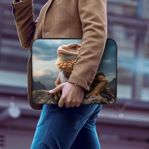 Funda para portátil de 12 pulgadas con diseño Dragón Barbudo miniatura 6
