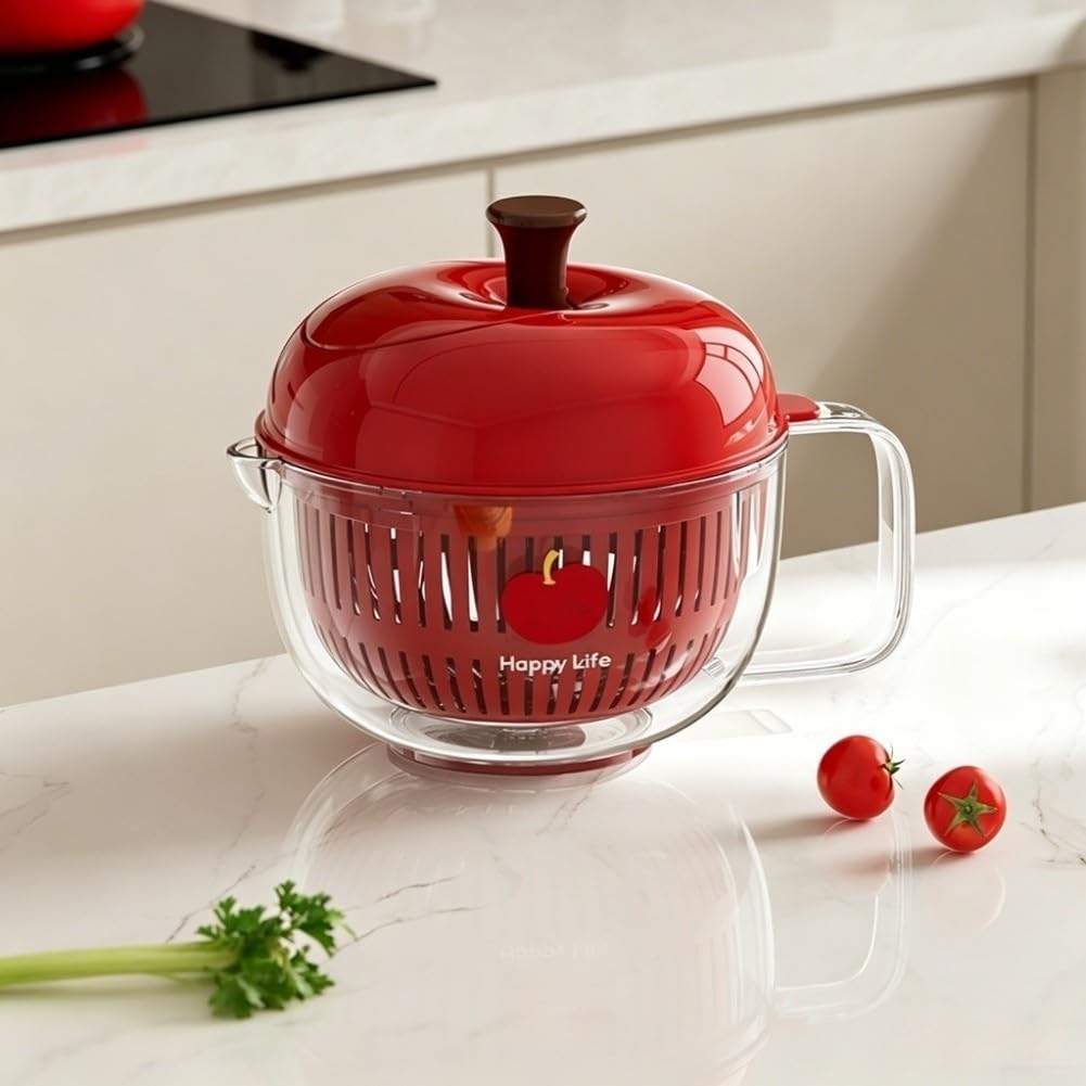 Fauhapyway Centrifugadora Fruta Verdura Base Antideslizante(red)
