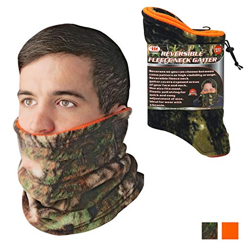 Polar Neck Warmer Gaiter Fleece Ski Face Mask Cover Winter Cold Weather Camo New4