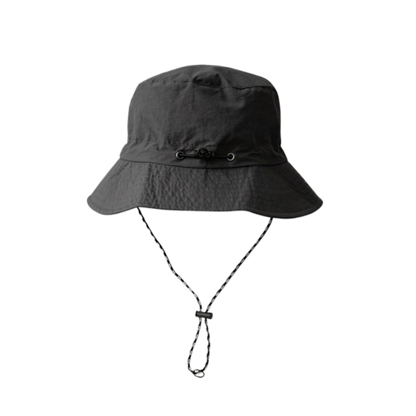 TRRYUIP Bucket Hat Quick Drying Fisherman Caps Women Men Summer Outdoor Beach Waterproof Camping Hiking Foldable Bucket Sunhats(Gray)