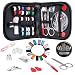 MacroHu Mini Kit da Cucito,Portatile Set Cucito Professionale con 68 Accessori(14 Bobine di Filo&30 di Aghi da Cucire)per Principianti,Bambini,Viaggio,Parenti,Adulti,Ragazze -con Borsa in Nero