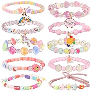 PinkSheep-Beads-Bracelet-Unicorn-Bracelet-for-Kids-Girls-Charm-Bracelet-Friendship-Bracelet-10-PC-Party-Favor PinkSheep Beads Bracelet Unicorn Bracelet for Kids Girls Charm Bracelet Friendship Bracelet 10 PC Party Favor
