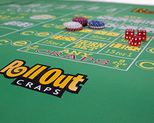 Rollout Gaming Craps Table Top #TOP1