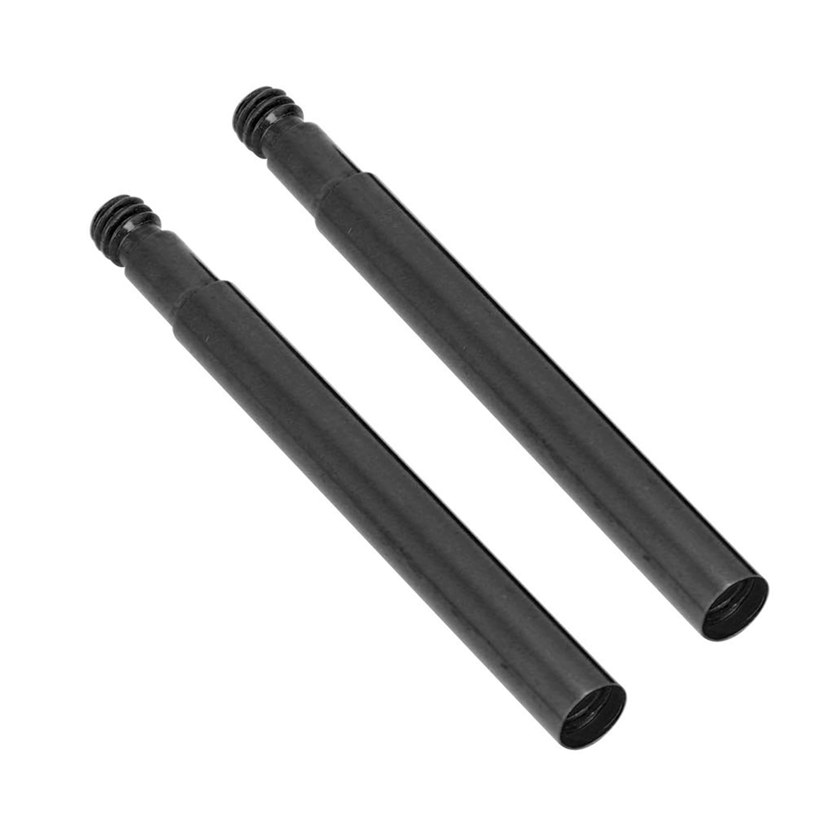 Karlak Bike Presta Valve Extender Bicycle Valve Extender Extension 2Pcs 60mm Aluminum Alloy Lengthen Presta Easy Inflation with 4 Colors for Various Bikes (Black)