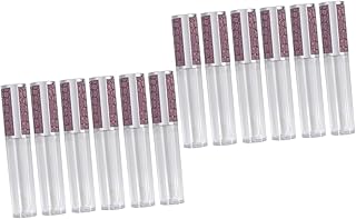 FRCOLOR 12 Peças Garrafa De Brilho Labial Tubos De Cor Labial Frascos De Bálsamo Labial Transparente Frascos De Batom Tubo De Brilho Labial Com Varinha Garrafa De Varinha De Brilho Labial