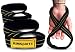 RIMSports Figure 8 Straps-Premium Deadlift Straps for Weight Lifting and Power Lifting -Non Slip Neoprene Padded Weight Lifting Straps(Black, 70 cm)