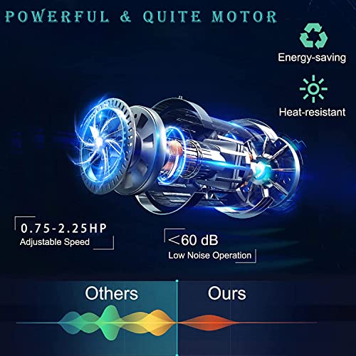 Caminadora plegable eléctrica 2.5 hp para escritorio miniatura 7