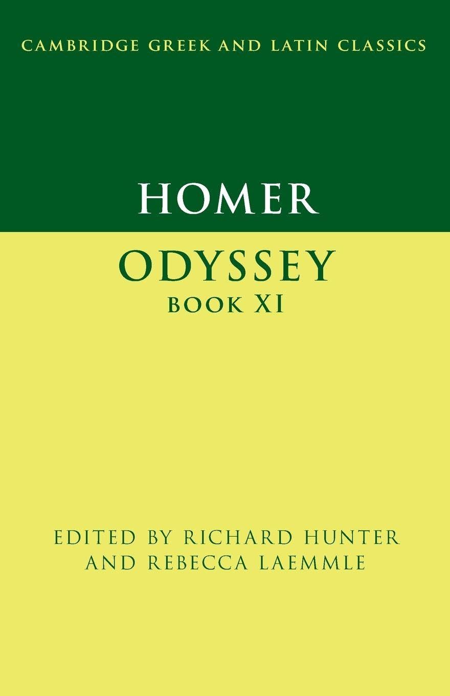 Homer: Odyssey Book XI (Cambridge Greek and Latin Classics)