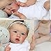 23" Poupées du Nouveau-né en Vinyle Souple Main en Silicone réel Looking Lifelike Réincarné Baby Doll pour 3 Ans et Plus