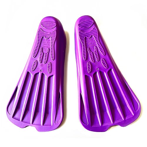 Swimz Missile - Aletas de entrenamiento de natación de hoja corta, color morado (M (UK 6.5 - 7.5) Euro 40/42) - imagen 3