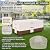 CNCZMH Heavy Duty Patio Furniture Covers Waterproof, 600D Outdoor Furniture Cover Waterproof for Sectional Sofa Couch, Outdoor Dining Table and Chair Set Covers 111''L x 74''W x 28''H, Beige Brown