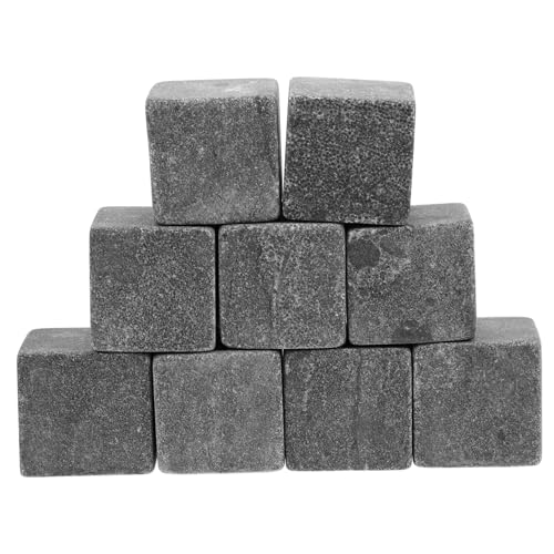 FUNOMOCYA Pietre Ghiaccio Riutilizzabili in per Bevande Raffreddamento Diluzione Superficie Liscia Facili da per Whiskey Vino e Cocktail