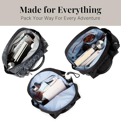 Baggallini Women's All Day Backpack, Midnight Blossom, One Size… 7