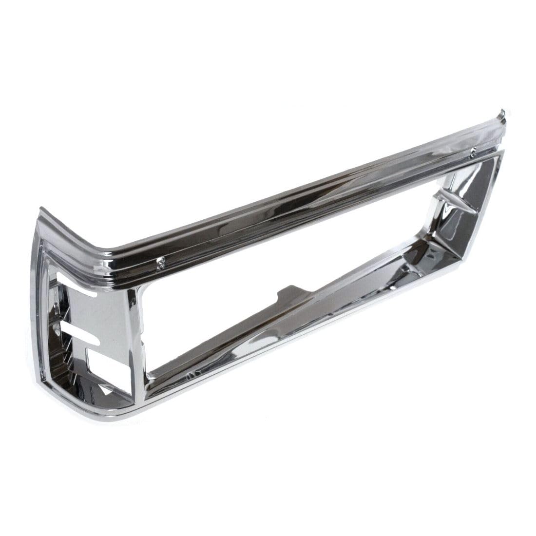 Wangcmcol Headlight Door for Chevy for Caprice 1981-1985,for Pontiac for Parisienne 1983-1986 for Safari 1987-1989 Right (Chrome) Dual Type with Corner Light Hole 9622012 14012458