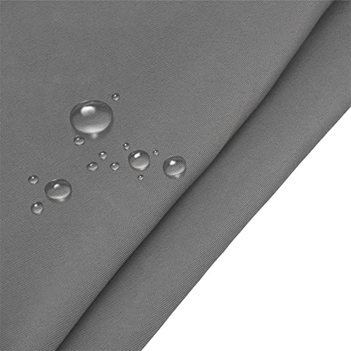 Funda de cojín impermeable para columpio de jardín de 3 plazas gris 5