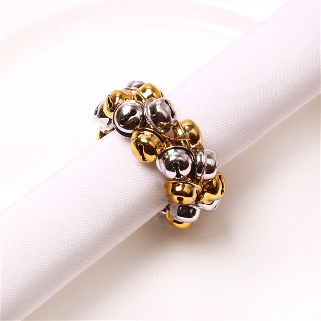 GSGRTYJIO Decorative Napkin Hotel Wedding Table Decoration Buckle 12pcs Metal Collection