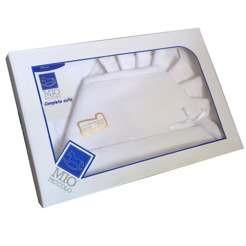 Compose' Culla/Carrozzina Neonato Mio Piccolo Tela Aida Da Ricamare Moda Egidio (BIANCO)