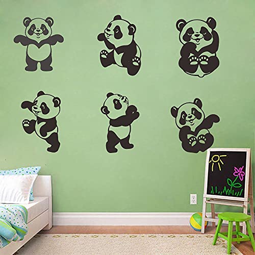 Vinilos Decorativos Panda Bambú 6 Piezas para Pared miniatura 1