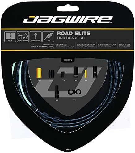 Jagwire JCK700 Road Elite Link Cable Brake Kit, Black