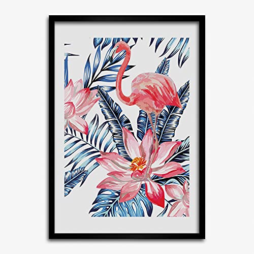 Cadre en bois MDF Tulup 50x70 cm avec affiche de qualité