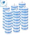 60 Pcs Disposable Toilet Wand Refills for Clorox, 5X Cleaning Power Scrubber, Upgrade Fiber Cleaner Heads for for Toilet and Bathroom Cleaning