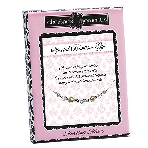 Cherished Moments Sterling Silver LDS Baptism Necklace for Girls2