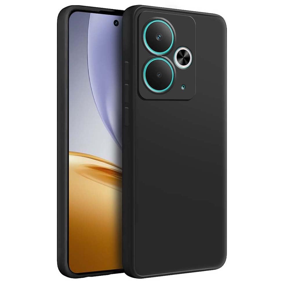 REALME 14T 5G BLACK SILICONE COVER