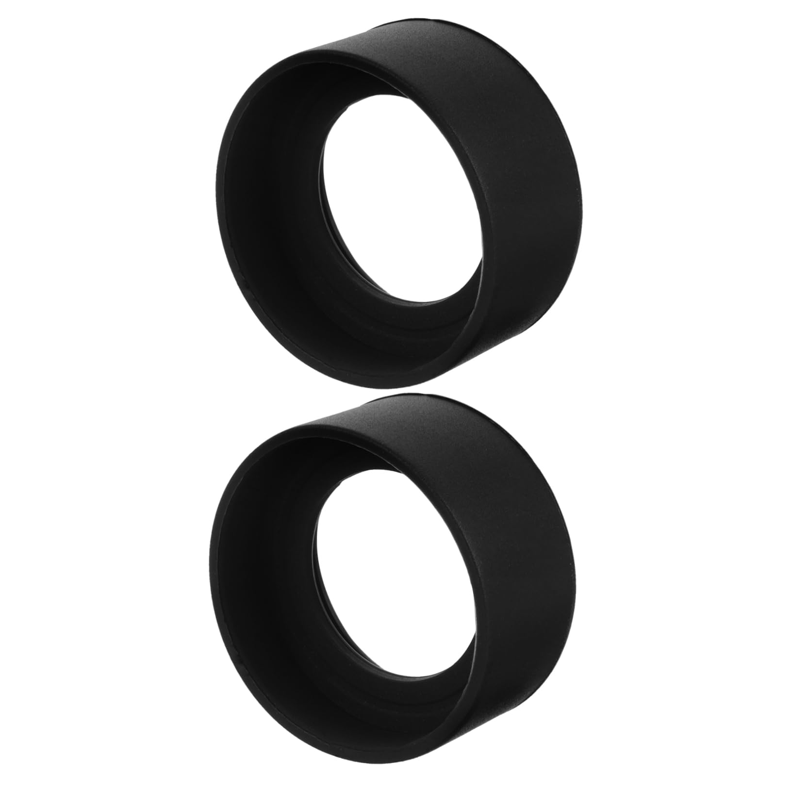 HOMSFOU Microscope Eyepiece Cover Parts 2 Pack Rubber Eyepiece Guards for Microscopes