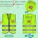 Giftota 40 Geburtstag für Männer und Frauen, mit Geburtstagskarte, Geburtstag Mann Geschenk, Geschenke Für Männer Geburtstag Weste, Lustige Geschenk Geburtstag, für Geburtstagsfeier, Eimer
