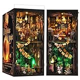 ETKVR Book Nook Kit – DIY Booknook Modell für Erwachsene, 3D Holz Puzzle Bookend Buch Ecke, Miniatur Puppenhaus Einsatz zur Bücherregal-Dekoration Kreatives Geschenk - The House of Magic