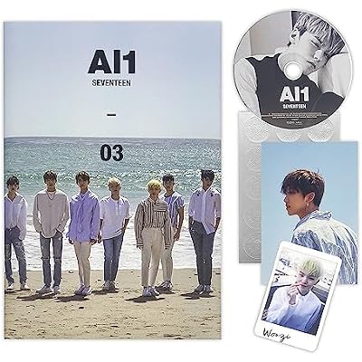 SEVENTEEN - 4th Mini Album [Al1] (Re-release) (Al1 Ver.) Photobook + CD + Postcard + Sticker + Photocard + 2 Pin Button Badges + 4 Extra Photocards