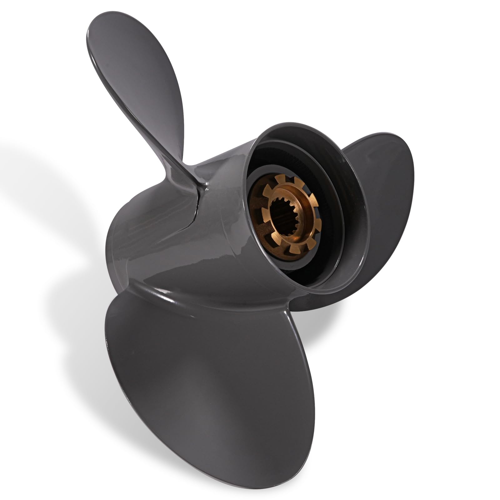 14.8 x 17 Aluminum Boat Outboard Propeller for Honda Engines 135-250HP, 15 Spline Tooth, RH, 3 Blades, fit Honda 135HP 150HP 200HP 225HP 250HP