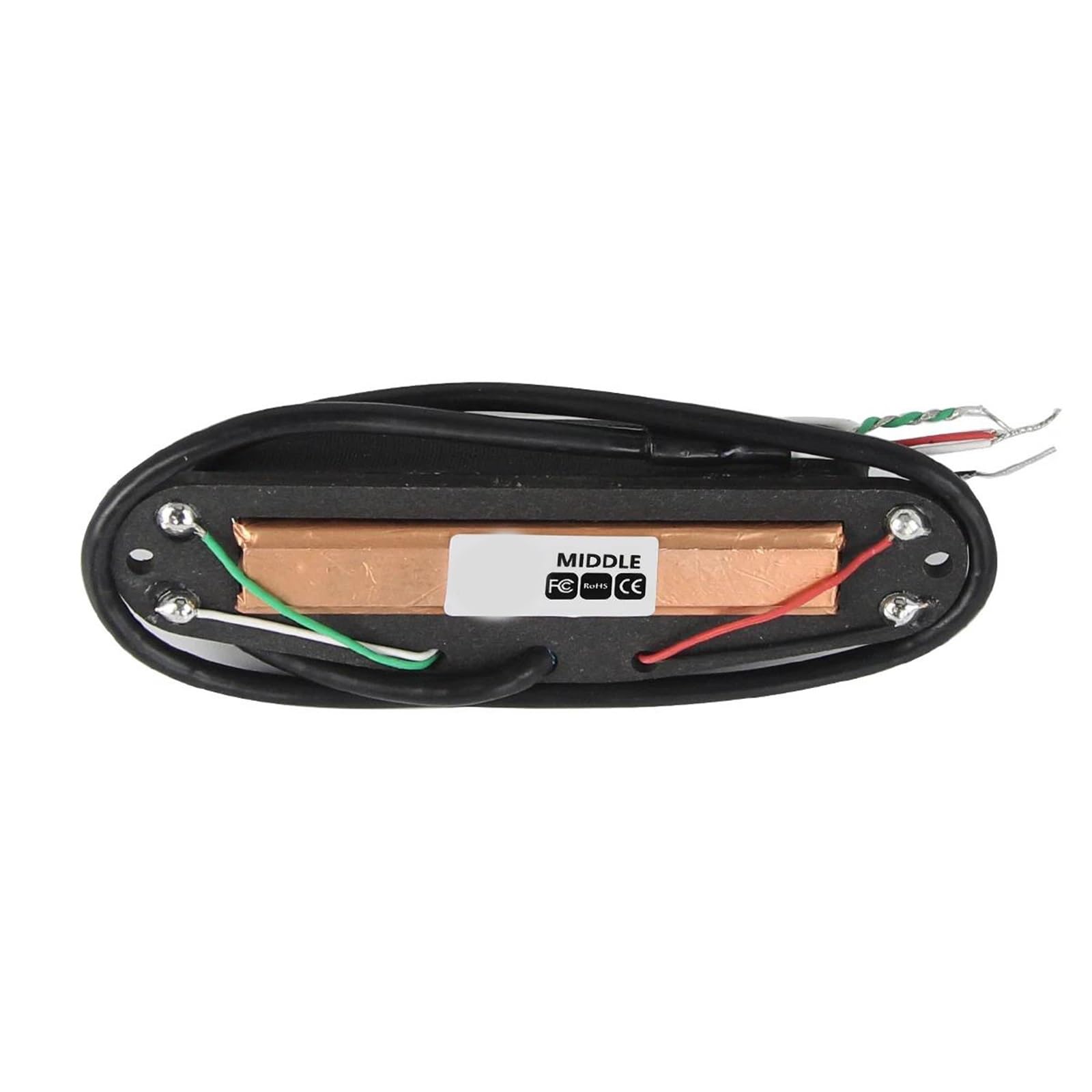 Pickup Gitary Elektrycznej Przetwornik z podwójną szyną Przetwornik Humbucker 4-przewodowy Części do gitary(White 12K)