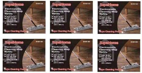 6 x Electrostatic Mop Refils