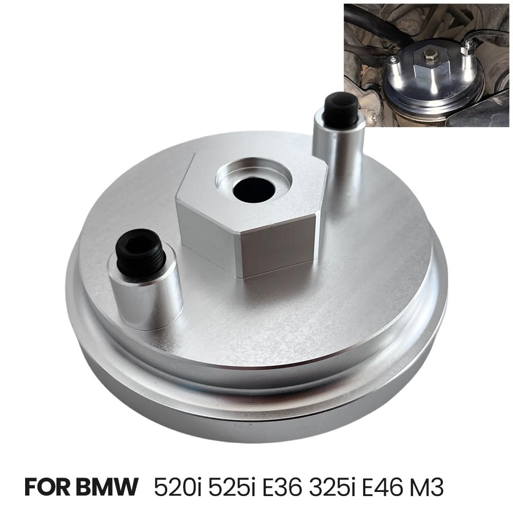 Ölfiltergehäuse-Abdeckkappe for BMW 4 Zylinder 520i 525i E36 325i E46 M3 3er E30 E36 E46 316i 318i Z3 1.8i 1.9i