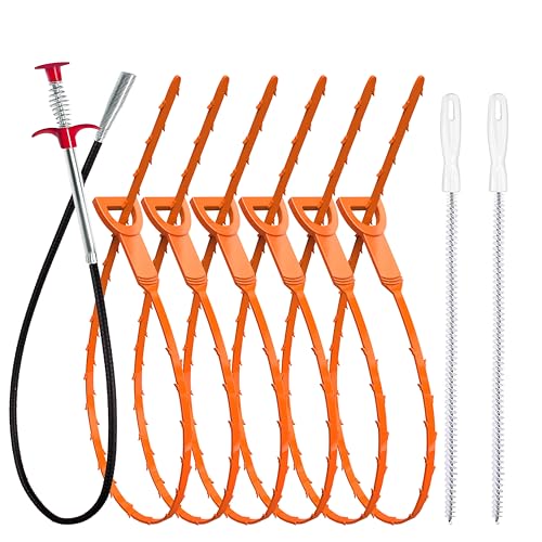 35.5inch Drain Clog Remover(1pcs), 25inch Drain...