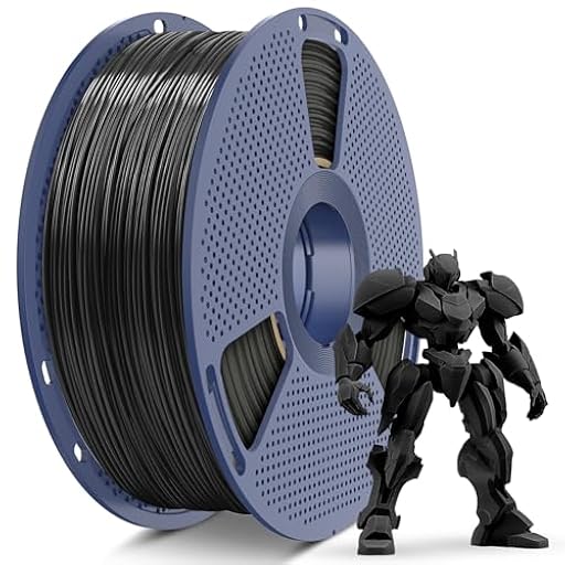 SUNLU ABS Filament 1,75mm, Alta Resistencia a Altas Temperaturas, Filamento para Impresora 3D de 1,75 mm, Bobina de 1 kg, abs Negro | Ya disponible en tu tienda friki favorita! En mundofriki.es!