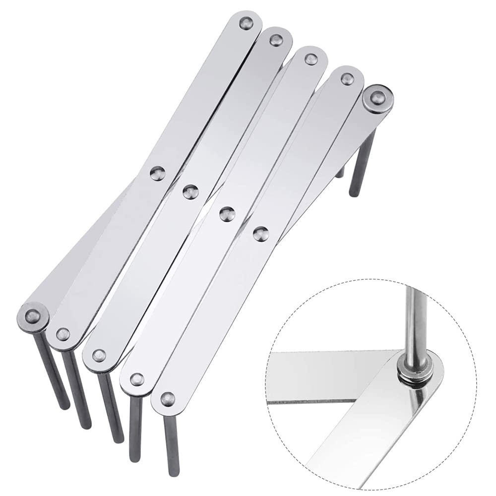 2 Porta BBQ In Acciaio Inox Regolabili - Supporto Per Griglie E Coperchi Con Spazzole - Foto 2