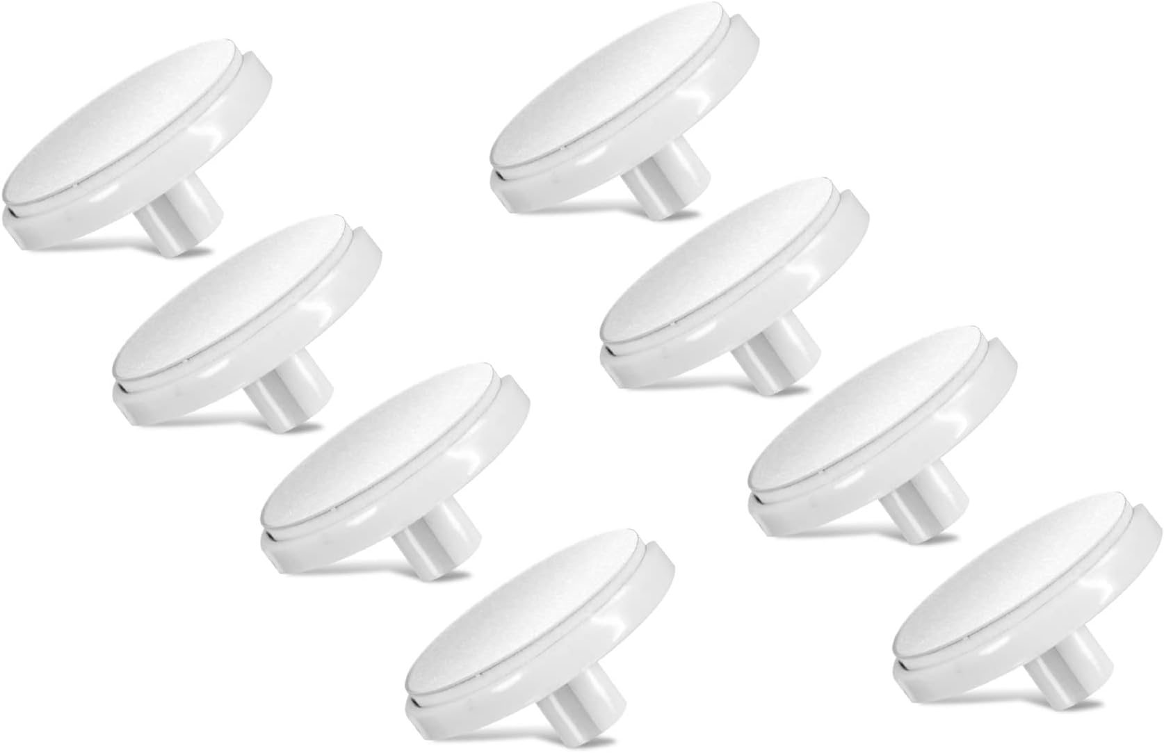 Replacement Discs for Bellasonic 4-in-1 Rechargeable Electric Nail File Set with Unique Oscillating Head – 8 Shining Discs – White