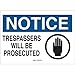 Brady 95262, Admittance Sign, (Pack of 15 pcs)