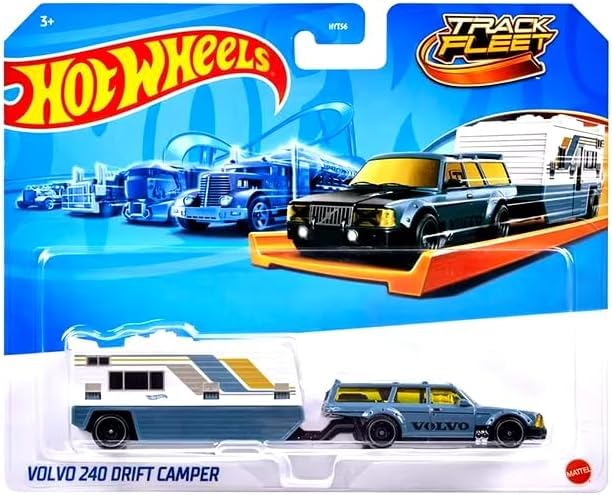 Amazon.com: Hot Wheels Track Fleet Volvo 240 Drift Camper