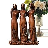 Opilroyn Figura decorativa de hermanas a lado - Decoración de amistad Regalo de recuerdo - Figuras para la amistad entre hermanas | Decoración para mujeres y novias para el apartamento