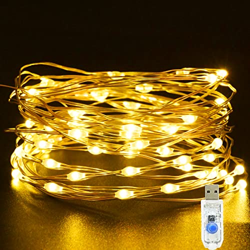 Etopgo USB Fairy Lights 5M/16Ft 50 LED Christmas Fairy Lights...