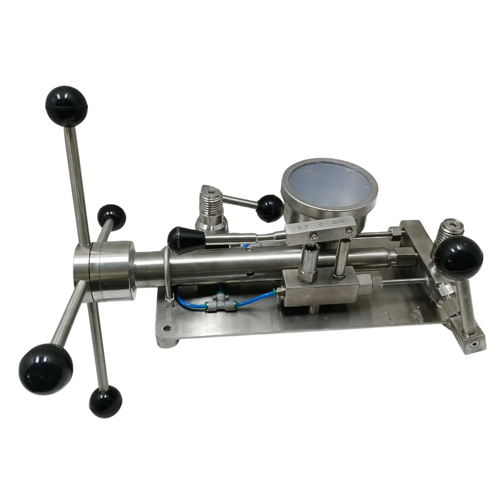 *Spedizione con in 1 giorno* Calibratore di pressione e vuoto da banco per laboratori di calibrazione, prodotti petrolchimici Modello: AI-PCAL1 (0-1000 kg/cm2)