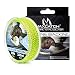Maxcatch Fly Line Backing for Fly Fishing Braided Different Color 20/30lb 100yards (Black&Yellow, 30lb)