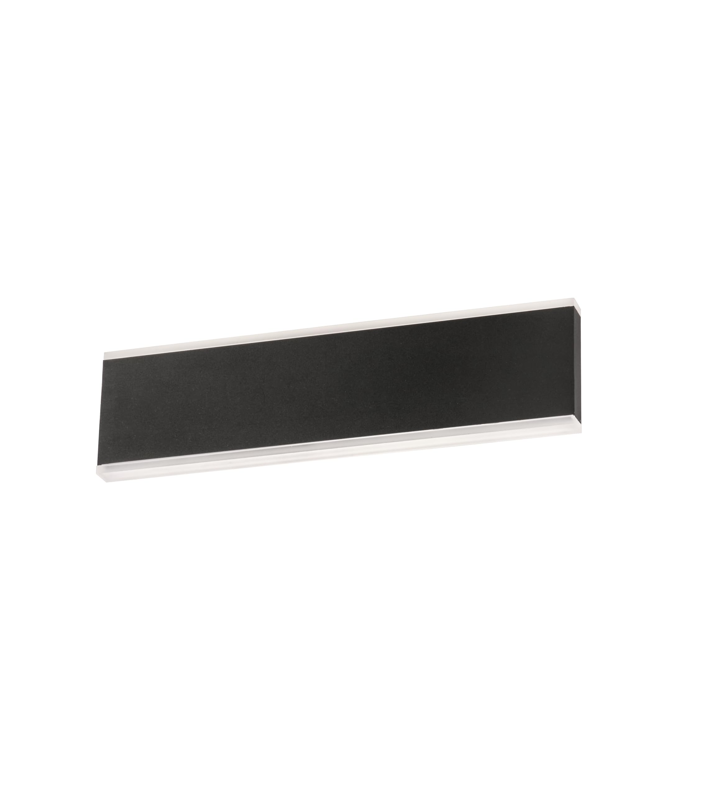 Fischer & Honsel Wandleuchte, Muur | sandschwarz| L: 30,50 cm, B: 8,00 cm, Ausladung Wand: 5,00 cm| mit Schalter| 1x LED 8,5 Watt 2700 K | 1200 lm| EEG: F | 30534
