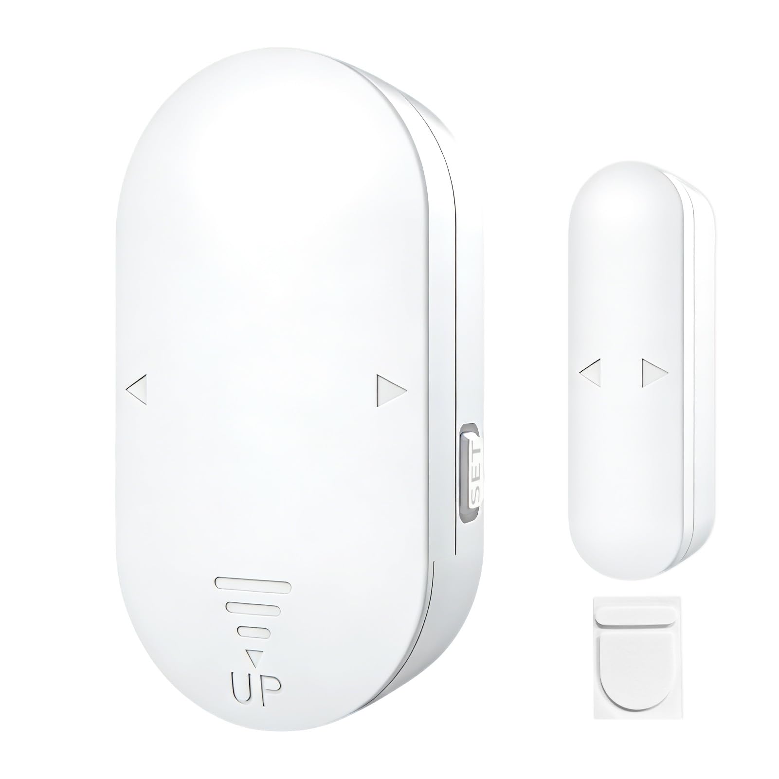Freezer Door Alarm with 15s Delay, White 1 Pack
